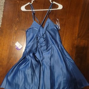 Blue Short Formal Dress